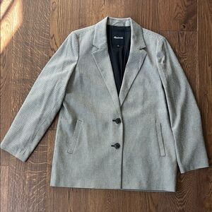 Madewell Houndstooth Blazer